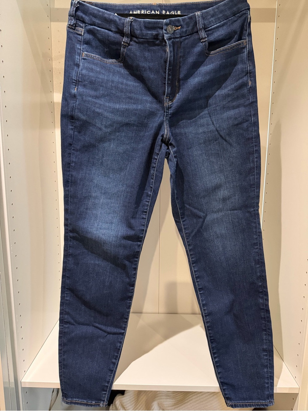 American Eagle Curvy High-Rise Jegging Next Level Stretch Skinny Jeans size 14R